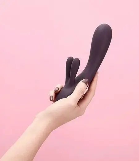 外國熱賣 雙耳兔震動器 – 紫色