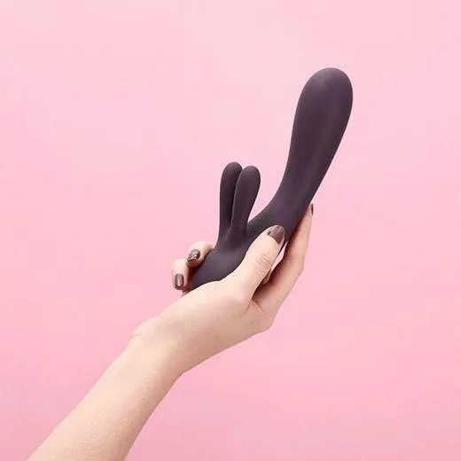 外國熱賣 雙耳兔震動器 – 紫色